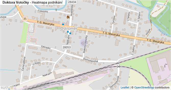 Doktora Votočky - mapa podnikání