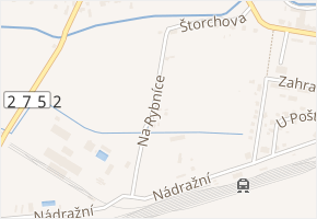 Na Rybníce v obci Ostroměř - mapa ulice