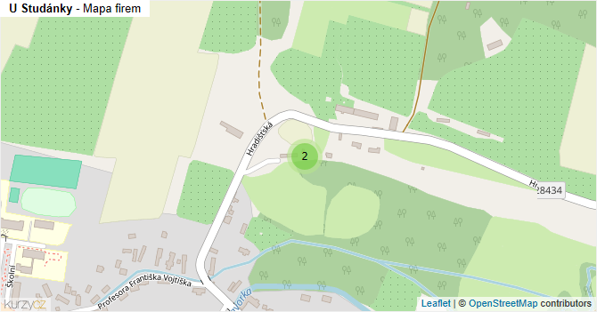 U Studánky - mapa firem