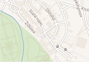Staré nám. v obci Ostrov - mapa ulice