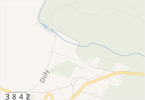 Doly v obci Ostrovačice - mapa ulice