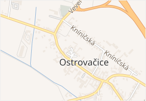 Helenčina v obci Ostrovačice - mapa ulice