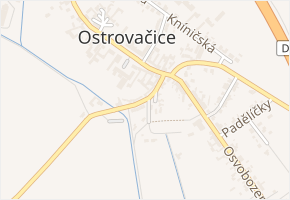 Karla Želenského v obci Ostrovačice - mapa ulice