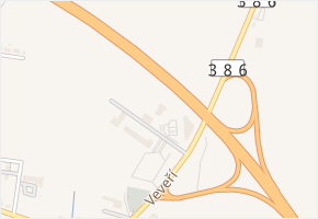 Veveří v obci Ostrovačice - mapa ulice