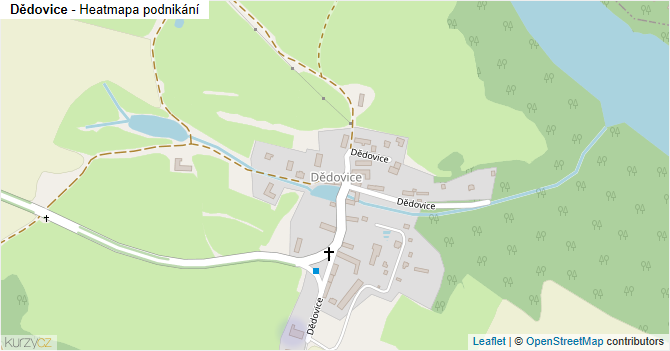 Dědovice - mapa podnikání