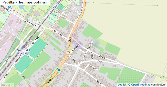 Padělky - mapa podnikání