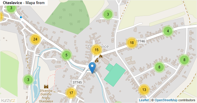 Otaslavice - mapa firem
