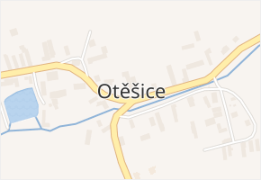 Otěšice v obci Otěšice - mapa části obce