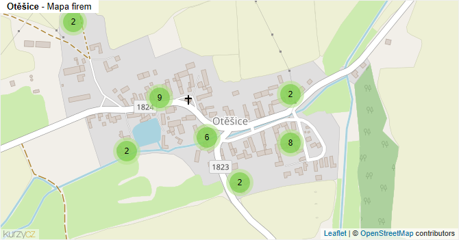 Otěšice - mapa firem