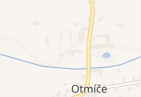 Otmíče v obci Otmíče - mapa části obce