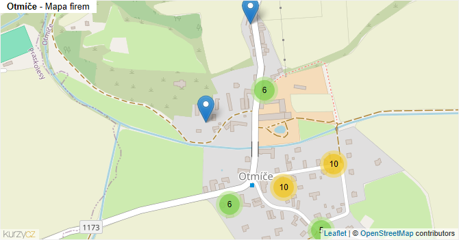 Otmíče - mapa firem