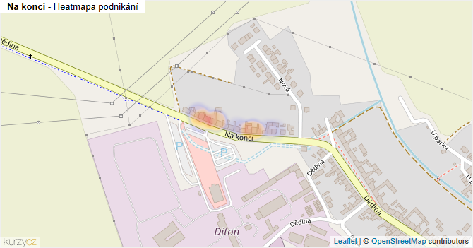 Na konci - mapa podnikání