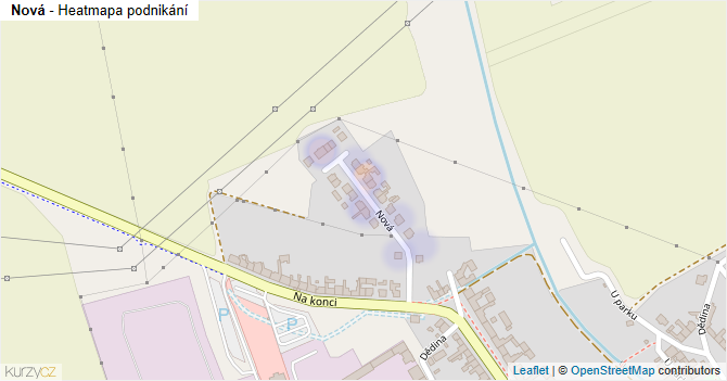 Nová - mapa podnikání