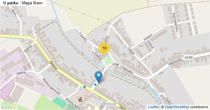 U parku - mapa firem