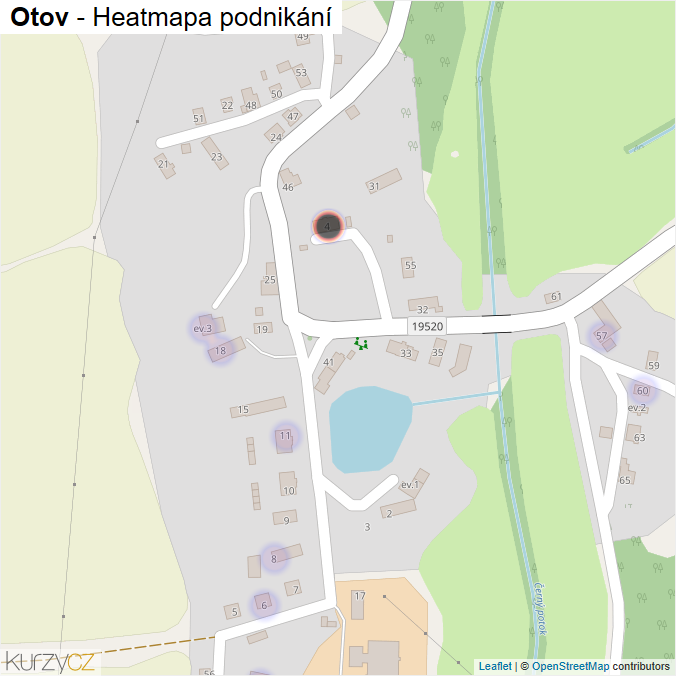 Mapa Otov - Firmy v části obce.