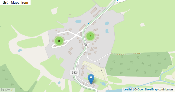 Brť - mapa firem