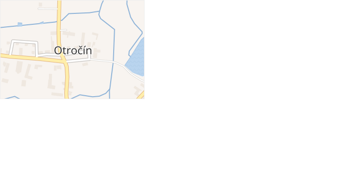 Otročín v obci Otročín - mapa části obce