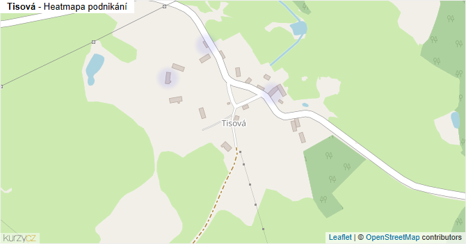 Tisová - mapa podnikání