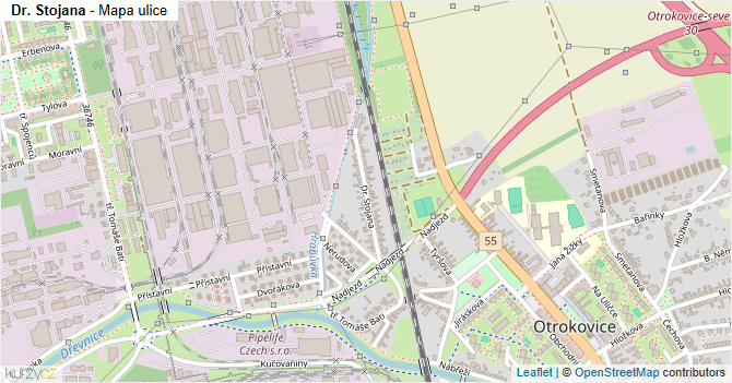 Dr. Stojana - mapa ulice