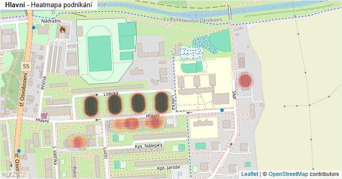 Hlavní - mapa podnikání