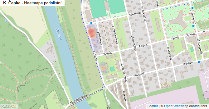 K. Čapka - mapa podnikání