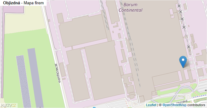 Objízdná - mapa firem