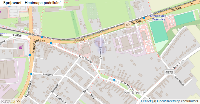 Spojovací - mapa podnikání