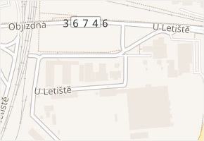 U Letiště v obci Otrokovice - mapa ulice