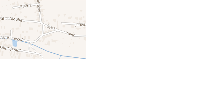 Krátká v obci Otvice - mapa ulice