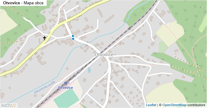 Otvovice - mapa obce