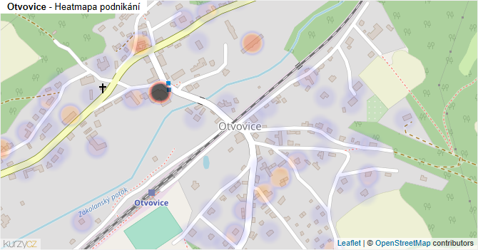 Otvovice - mapa podnikání
