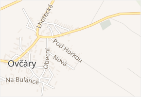 Pod Horkou v obci Ovčáry - mapa ulice