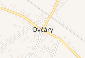 Ovčáry v obci Ovčáry - mapa části obce