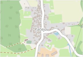 Ves v obci Pačejov - mapa ulice