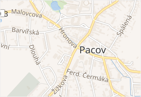 Růžkův Mlýn v obci Pacov - mapa ulice