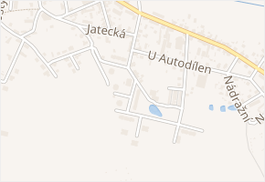Sídliště Míru v obci Pacov - mapa ulice