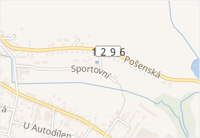 Sportovní v obci Pacov - mapa ulice