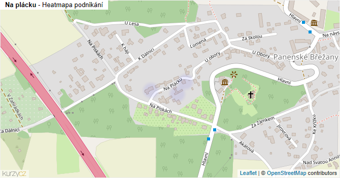 Na plácku - mapa podnikání