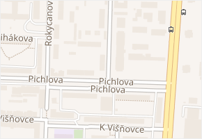 Boženy Vikové-Kunětické v obci Pardubice - mapa ulice