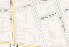 Bratranců Veverkových v obci Pardubice - mapa ulice