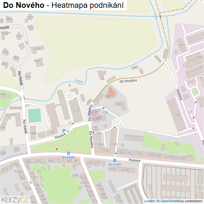 Mapa Do Nového - Firmy v ulici.