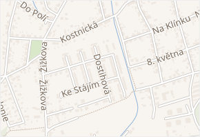 Dostihová v obci Pardubice - mapa ulice