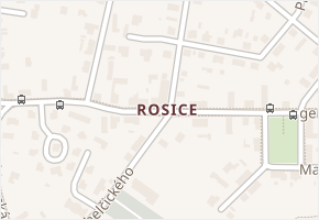 generála Svobody v obci Pardubice - mapa ulice