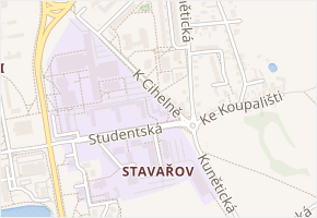K Cihelně v obci Pardubice - mapa ulice
