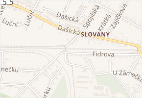 K Pardubičkám v obci Pardubice - mapa ulice