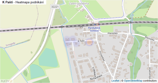 K Pašti - mapa podnikání
