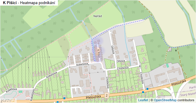 K Pišici - mapa podnikání