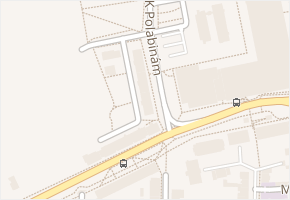 K Polabinám v obci Pardubice - mapa ulice