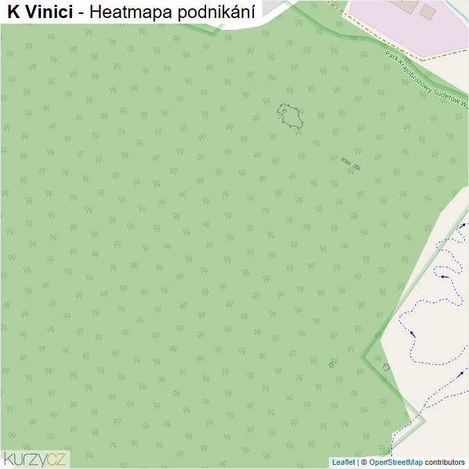 Mapa K Vinici - Firmy v ulici.