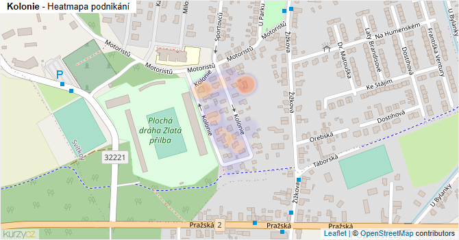 Kolonie - mapa podnikání